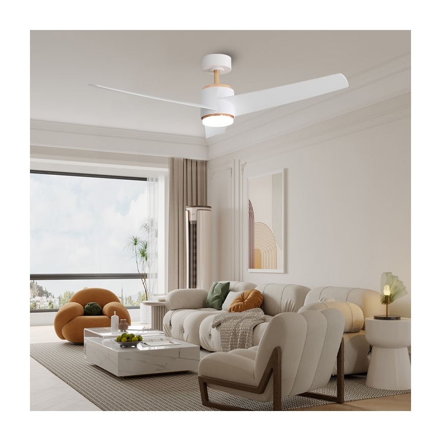 Immax NEO 07281L - LED+CCT himmennettävä kattotuuletin BEAUTY LED/18W/230V 3000/4000/6000K Wi-Fi Tuya + kaukosäädin
