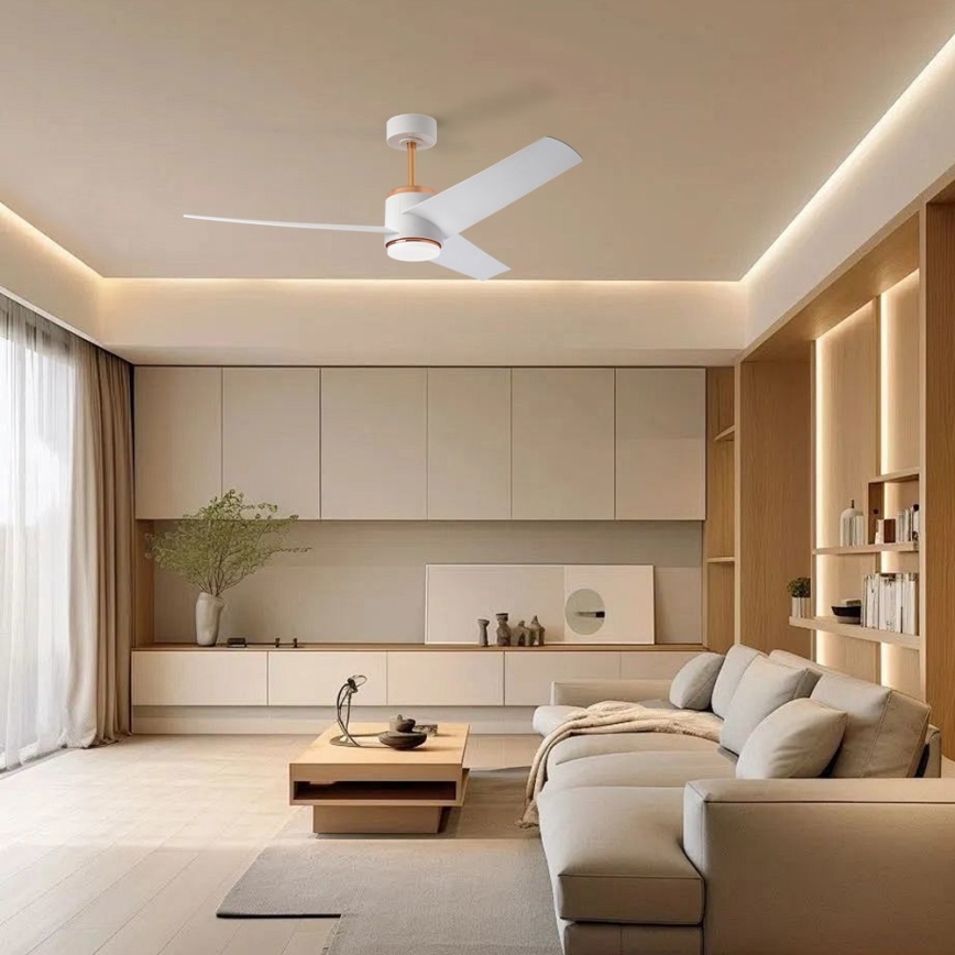 Immax NEO 07281L - LED+CCT himmennettävä kattotuuletin BEAUTY LED/18W/230V 3000/4000/6000K Wi-Fi Tuya + kaukosäädin