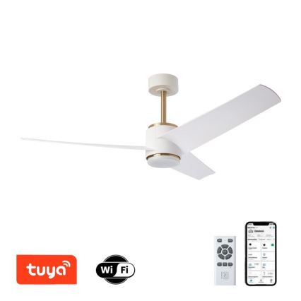 Immax NEO 07281L - LED+CCT himmennettävä kattotuuletin BEAUTY LED/18W/230V 3000/4000/6000K Wi-Fi Tuya + kaukosäädin