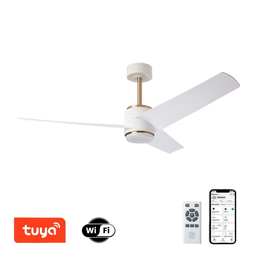 Immax NEO 07281L - LED+CCT himmennettävä kattotuuletin BEAUTY LED/18W/230V 3000/4000/6000K Wi-Fi Tuya + kaukosäädin