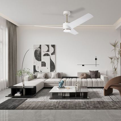 Immax NEO 07282L - LED+CCT himmennettävä kattotuuletin BEAUTY LED/18W/230V 3000/4000/6000K Wi-Fi Tuya + kaukosäädin