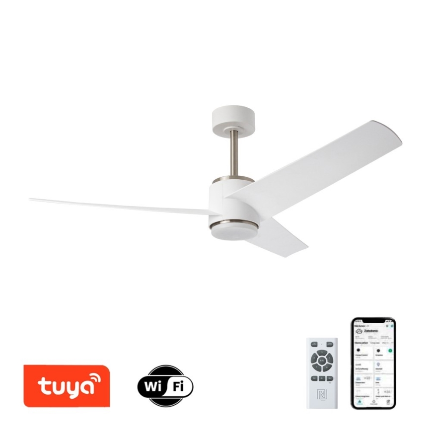 Immax NEO 07282L - LED+CCT himmennettävä kattotuuletin BEAUTY LED/18W/230V 3000/4000/6000K Wi-Fi Tuya + kaukosäädin