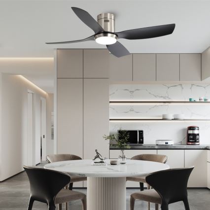 Immax NEO 07282L - LED+CCT Himennettävä kattotuuletin PURE LED/24W/230V 3000/4000/6000K Wi-Fi Tuya + kaukosäädin