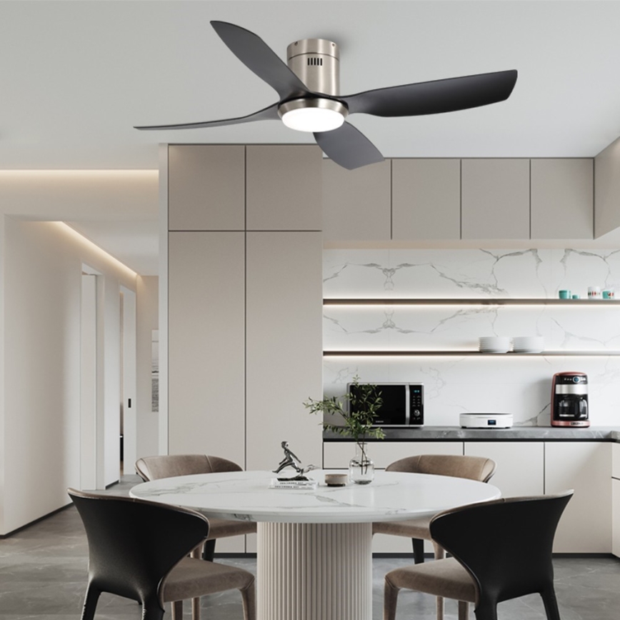 Immax NEO 07282L - LED+CCT Himennettävä kattotuuletin PURE LED/24W/230V 3000/4000/6000K Wi-Fi Tuya + kaukosäädin