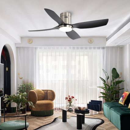 Immax NEO 07282L - LED+CCT Himennettävä kattotuuletin PURE LED/24W/230V 3000/4000/6000K Wi-Fi Tuya + kaukosäädin