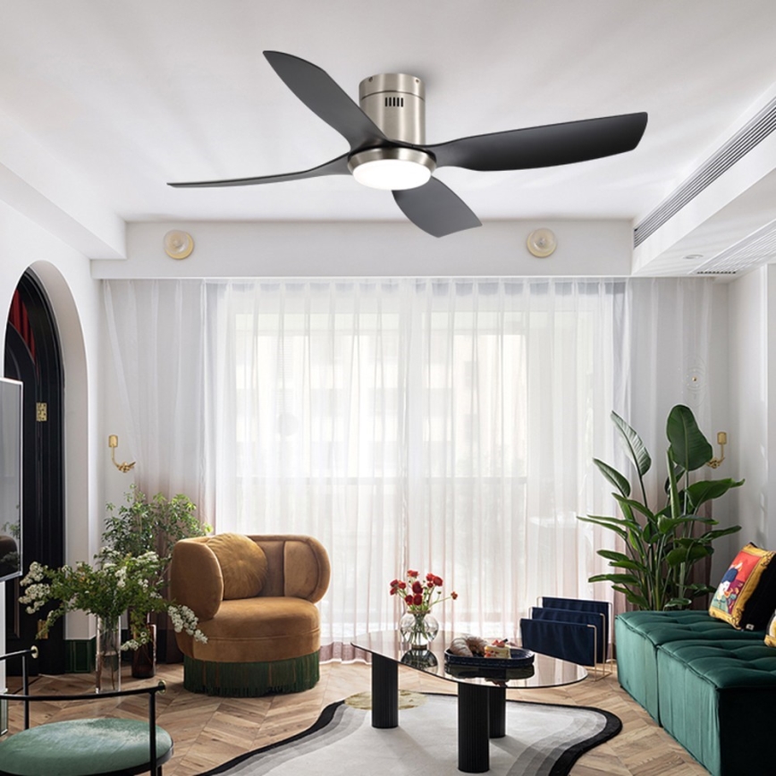 Immax NEO 07282L - LED+CCT Himennettävä kattotuuletin PURE LED/24W/230V 3000/4000/6000K Wi-Fi Tuya + kaukosäädin