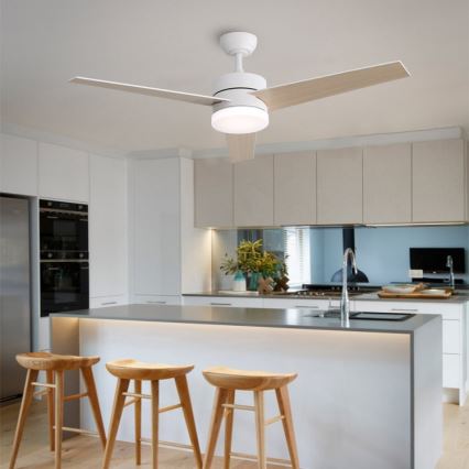 Immax NEO 07284L - LED+CCT Himmennettävä kattotuuletin VARIABLE LED/24W/230V 3000/4000/6000K Wi-Fi Tuya halkaisija 132 cm + kaukosäädin