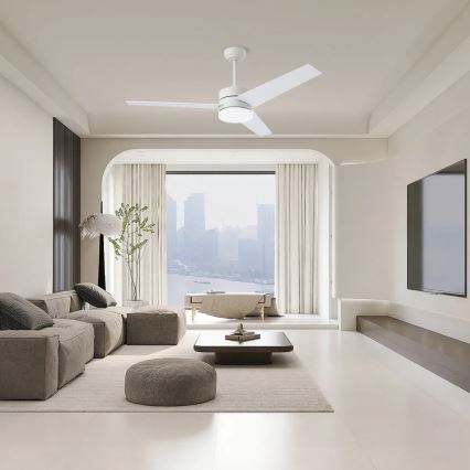 Immax NEO 07284L - LED+CCT Himmennettävä kattotuuletin VARIABLE LED/24W/230V 3000/4000/6000K Wi-Fi Tuya halkaisija 132 cm + kaukosäädin