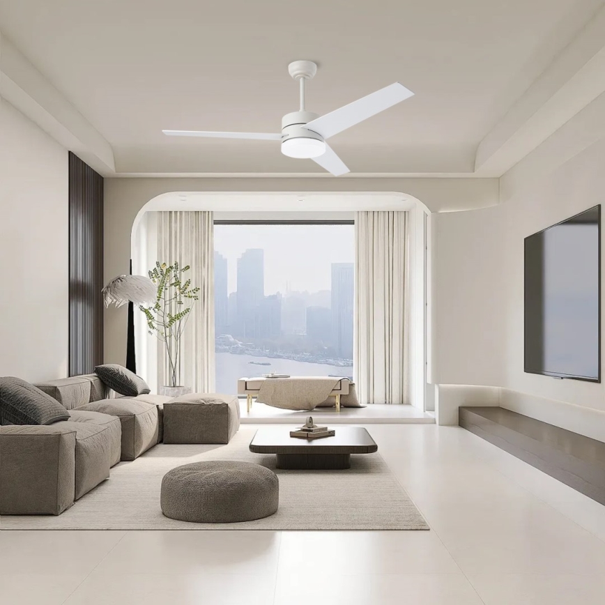 Immax NEO 07284L - LED+CCT Himmennettävä kattotuuletin VARIABLE LED/24W/230V 3000/4000/6000K Wi-Fi Tuya halkaisija 132 cm + kaukosäädin