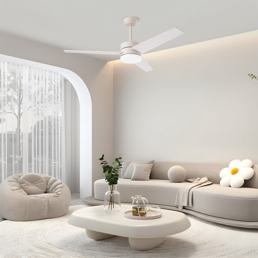Immax NEO 07284L - LED+CCT himmennettävä kattotuuletin VARIABLE LED/24W/230V 3000/4000/6000K Wi-Fi Tuya + kaukosäädin