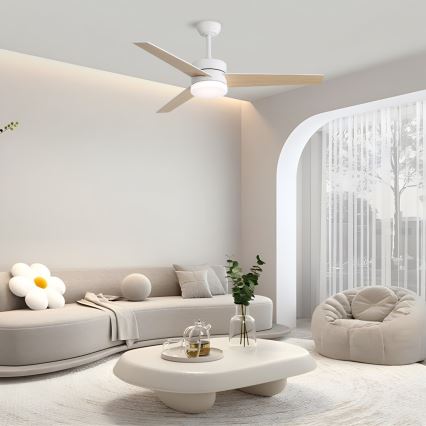 Immax NEO 07284L - LED+CCT himmennettävä kattotuuletin VARIABLE LED/24W/230V 3000/4000/6000K Wi-Fi Tuya + kaukosäädin