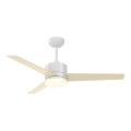 Immax NEO 07284L - LED+CCT himmennettävä kattotuuletin VARIABLE LED/24W/230V 3000/4000/6000K Wi-Fi Tuya + kaukosäädin