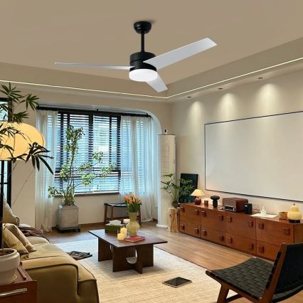 Immax NEO 07285L - LED+CCT himmennettävä kattotuuletin VARIABLE LED/24W/230V 3000/4000/6000K Wi‑Fi Tuya + kaukosäädin