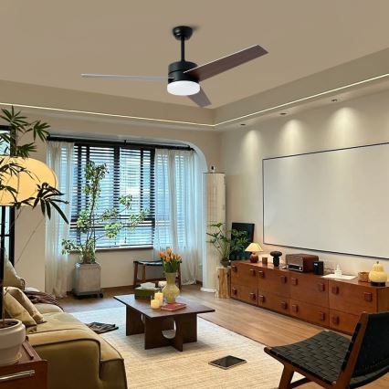 Immax NEO 07285L - LED+CCT himmennettävä kattotuuletin VARIABLE LED/24W/230V 3000/4000/6000K Wi‑Fi Tuya + kaukosäädin