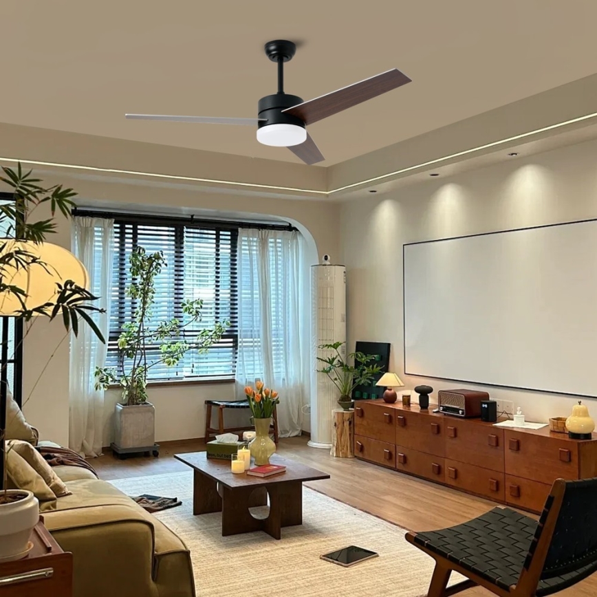 Immax NEO 07285L - LED+CCT himmennettävä kattotuuletin VARIABLE LED/24W/230V 3000/4000/6000K Wi‑Fi Tuya + kaukosäädin