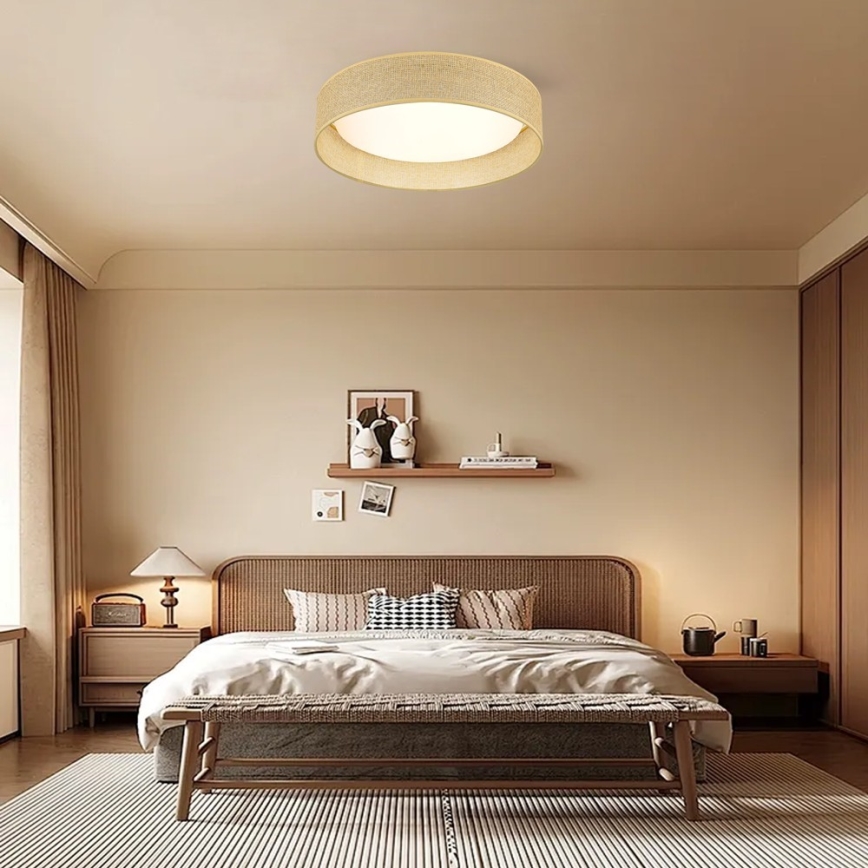 Immax NEO 07289L - LED+CCT-himmennettävä kattovalaisin LONA LED/36W/230V 3000–6000 K Wi‑Fi Tuya Ø 45,5 cm + kaukosäädin