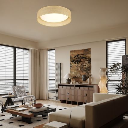 Immax NEO 07289L - LED+CCT-himmennettävä kattovalaisin LONA LED/36W/230V 3000–6000 K Wi‑Fi Tuya Ø 45,5 cm + kaukosäädin