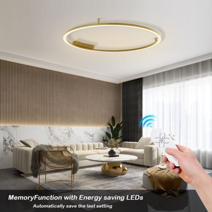 Immax NEO 07290-120G - LED+CCT himmennettävä kattovalaisin FINO LED/55W/230V 2700-6500K Tuya halkaisija 120 cm + kaukosäädin