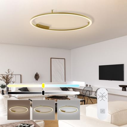 Immax NEO 07290-120G - LED+CCT himmennettävä kattovalaisin FINO LED/55W/230V 2700-6500K Tuya halkaisija 120 cm + kaukosäädin