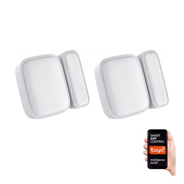Immax NEO 07511L - SETTI 2x Ikkunoiden ja ovien magneettianturi SMART Zigbee Tuya
