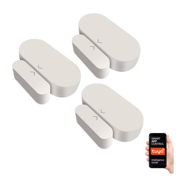Immax NEO 07518C - SETTI 3x magneettisensori oveen ja ikkunaan 1xCR2032 Tuya