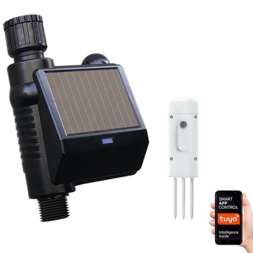 Immax NEO 07525L - Kasteluventtiili + maaperän kosteusanturi 2xAA IP65 Tuya