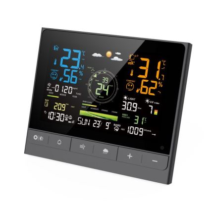 Immax NEO 07528L - Ammattimainen 7-toimintoinen NEO LITE SMART sääasema 5V/2xAAA + 3xAA