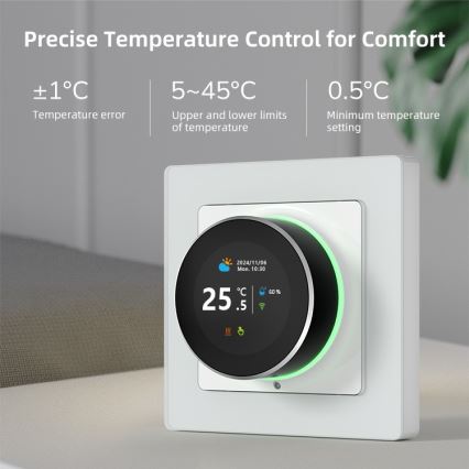 Immax NEO 07534L - Älykäs lattialämmitystermostaatti 230V/3A Wi-Fi Tuya