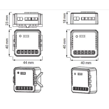 Immax NEO 07571L - Smart kaukosäädin NEO LITE V7 2-painike Wi-Fi Tuya