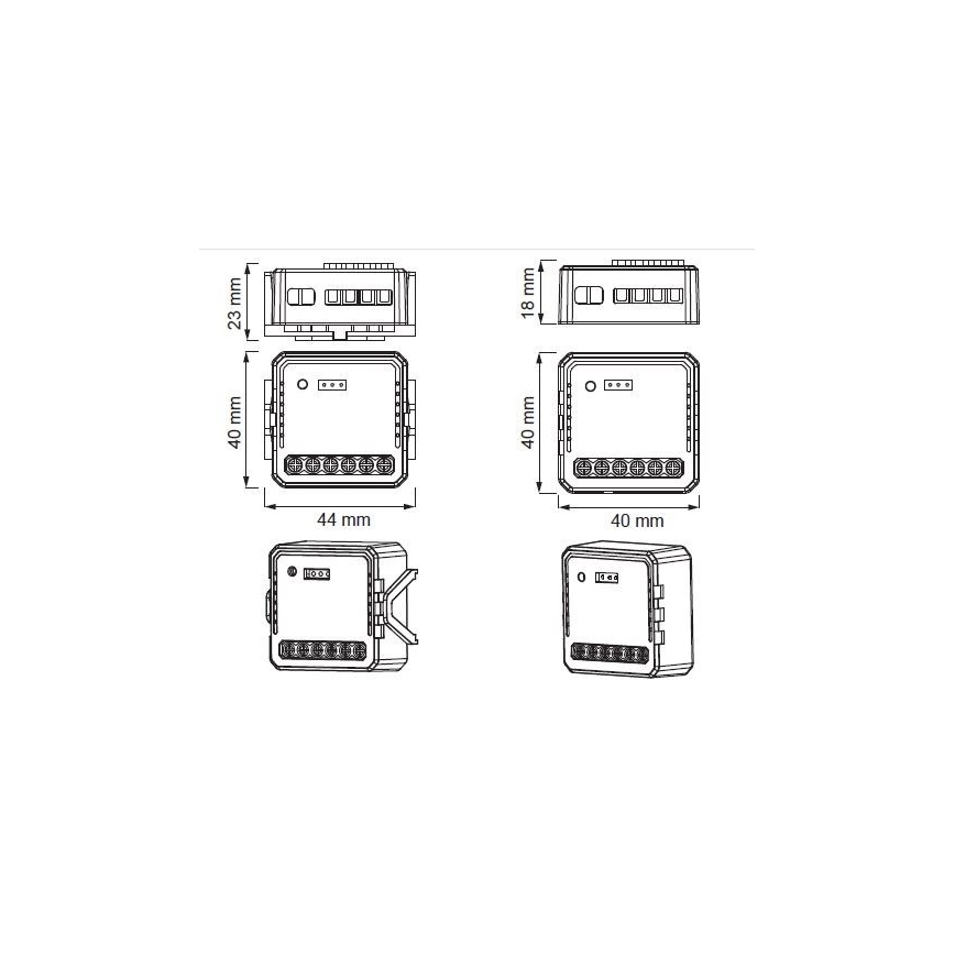 Immax NEO 07571L - Smart kaukosäädin NEO LITE V7 2-painike Wi-Fi Tuya
