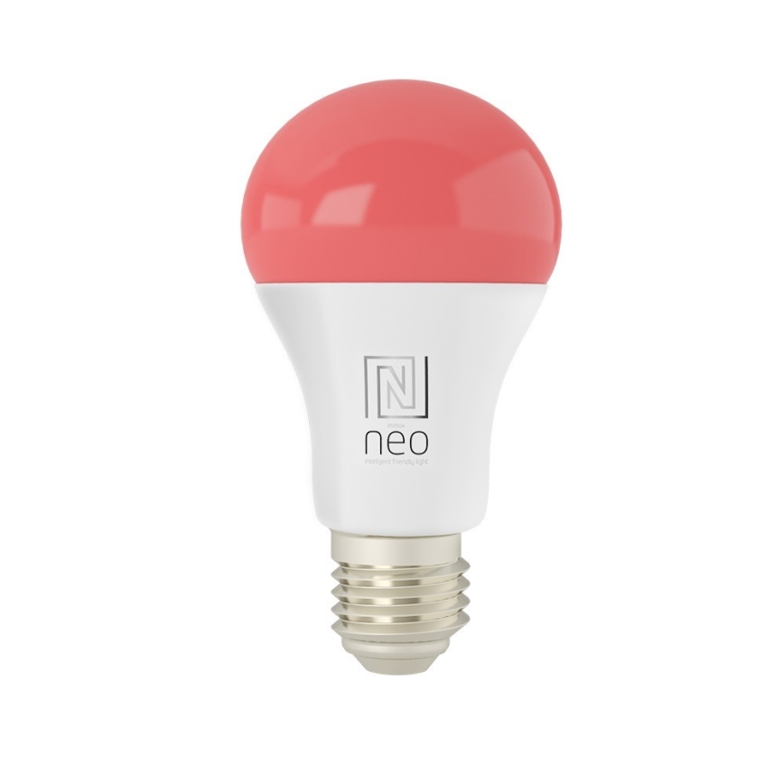 Immax NEO 07712L - LED RGB+CCT Himmennettävä lamppu NEO LITE Smart E27/9W/230V Wi-Fi Tuya 2200 - 6500K