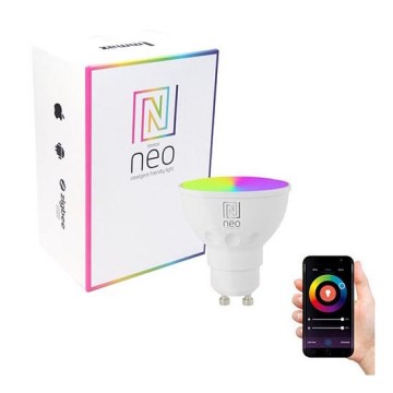 Immax NEO 07724L - LED RGB+CCT Himmennettävä lamppu GU10/4,8W/230V 2700K Wi-Fi Tuya