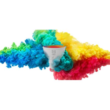 Immax NEO 07724L - LED RGB+CCT Himmennettävä lamppu GU10/4,8W/230V 2700K Wi-Fi Tuya