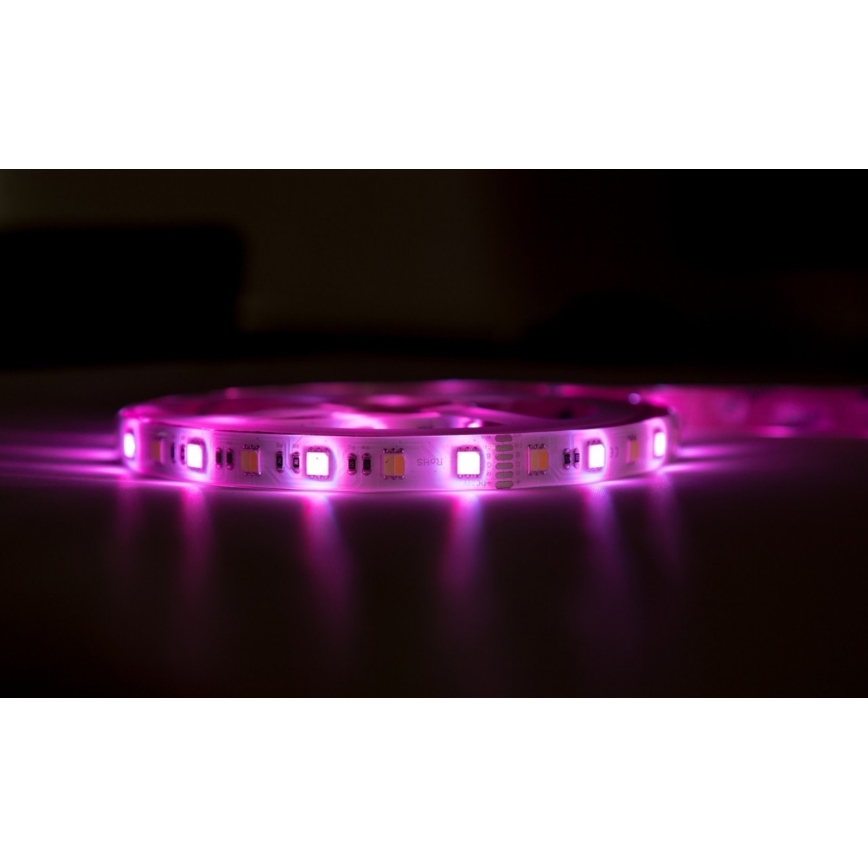 Immax NEO 07725L - LED RGB+CCT Himmennettävä NEO LITE LED-nauha ulkokäyttöön / 24W / 230V 5 m IP67 Wi-Fi Tuya