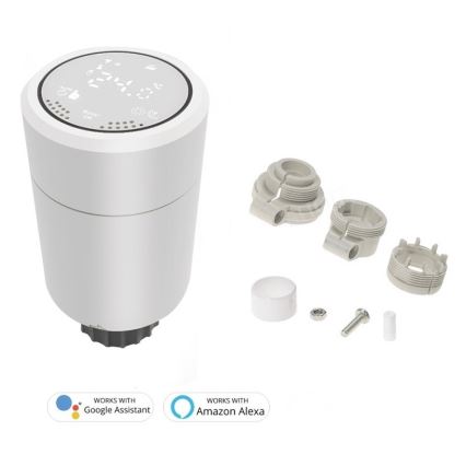 Immax NEO 07732A - SETTI 3x Termostaattinen pää 2xAA/3V Tuya