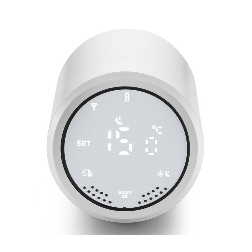 Immax NEO 07732B - SETTI 2x Termostaattinen pää + BRIDGE PRO v2 2xAA/3V Tuya