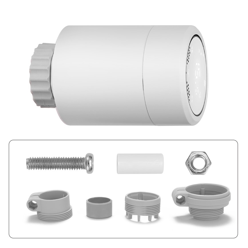 Immax NEO 07732C-SET 4x termostaattipää + BRIDGE PRO v3 2xAA/3V Wi-Fi Tuya