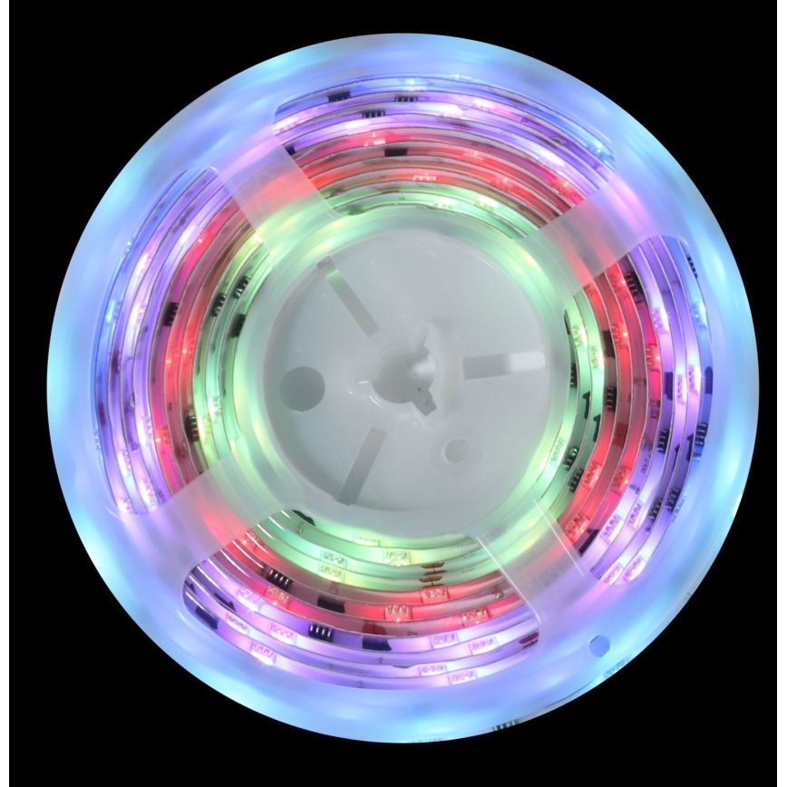 Immax NEO 07734L - LED RGB Himmennettävä nauha NEO LITE LED/18W/230V 5 m MUSIC IP65 Wi -Fi Tuya + kauko -ohjain