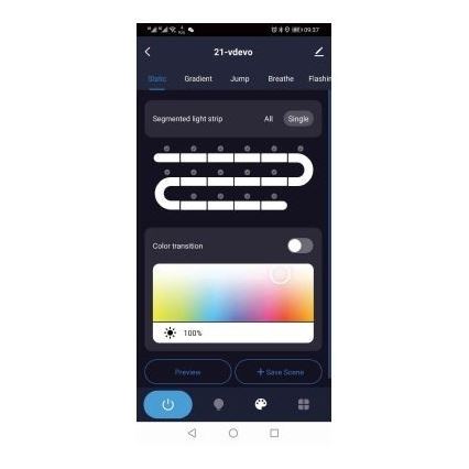 Immax NEO 07734L - LED RGB Himmennettävä nauha NEO LITE LED/18W/230V 5 m MUSIC IP65 Wi -Fi Tuya + kauko -ohjain