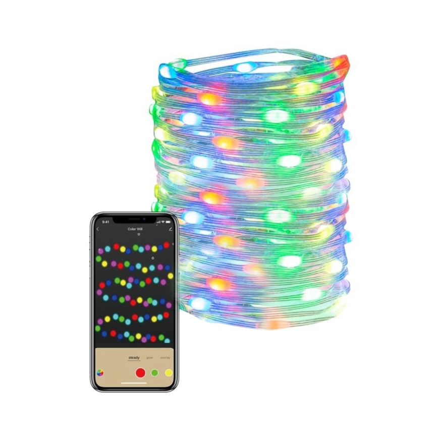 Immax NEO 07736L - LED RGB Himmennettävä ulko nauha NEO LITE LED/8,4W/230V 16 m IP44 Wi-Fi Tuya