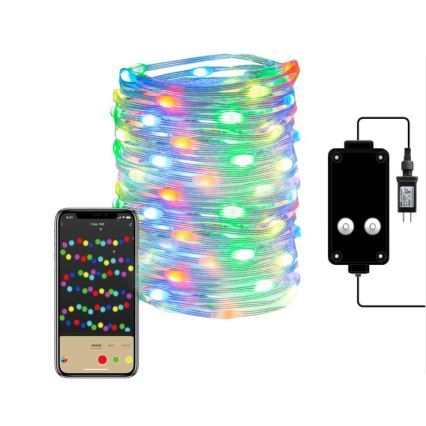Immax NEO 07736L - LED RGB Himmennettävä ulko nauha NEO LITE LED/8,4W/230V 16 m IP44 Wi-Fi Tuya