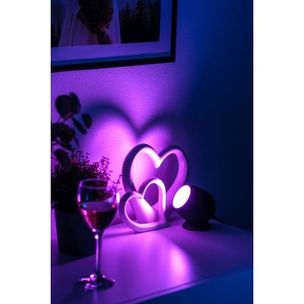 Immax NEO 07739L - LED RGB+CCT Himmennettävä pöytävalaisin ATMOSPHERE LED/3W/5V Wi-Fi Tuya