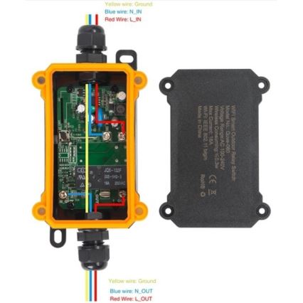 Immax NEO 07746L - Älykäs ulkokytkin NEO LITE 3680W/230V/16A IP68 Wi-Fi Tuya