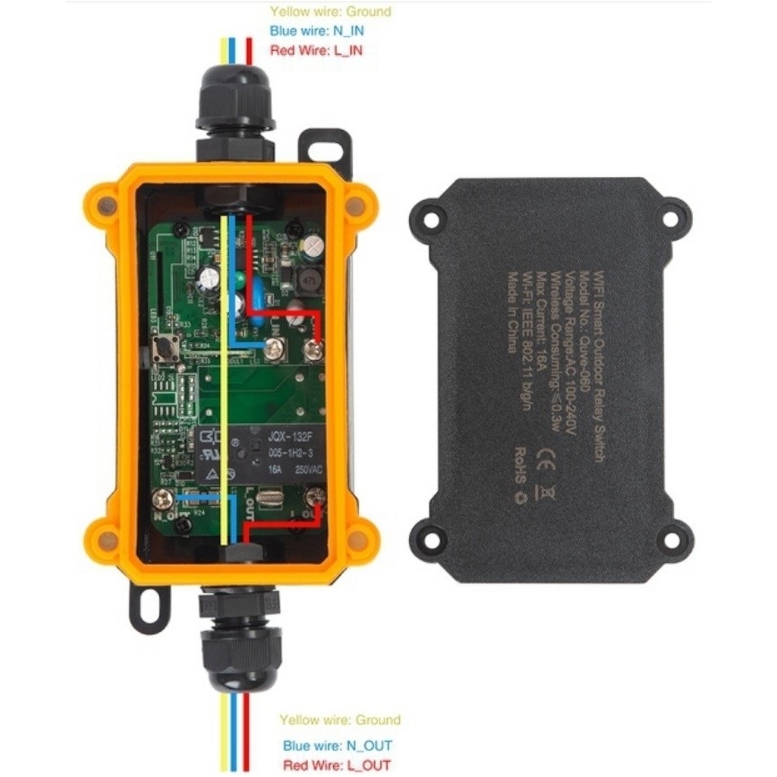 Immax NEO 07746L - Älykäs ulkokytkin NEO LITE 3680W/230V/16A IP68 Wi-Fi Tuya