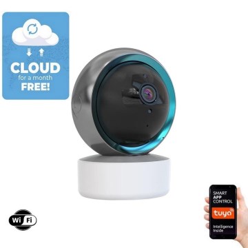 Immax NEO 07781L  - Smart sisätila kamera anturilla EYE NEO LITE 355° P/T 5MP Wi-Fi Tuya