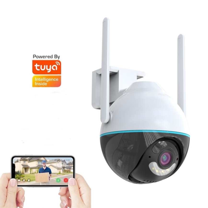 Immax NEO 07782L - Älykäs ulkokamera anturilla BALL 355° P/T 4MP IP65 Wi-Fi Tuya