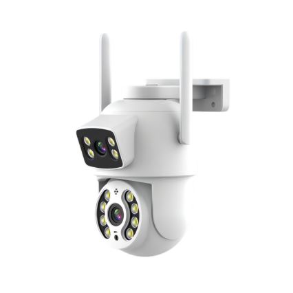 Immax NEO 07783L - Älykäs ulkokamera anturilla DOUBLE 355° P/T 2x2MP IP65 Wi-Fi Tuya