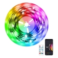 Immax NEO 07791L - LED RGB Himmennettävä nauha NEO LITE LED/18W/230V 5m IP65 MUSIC Wi-FI Tuya + kauko-ohjaus