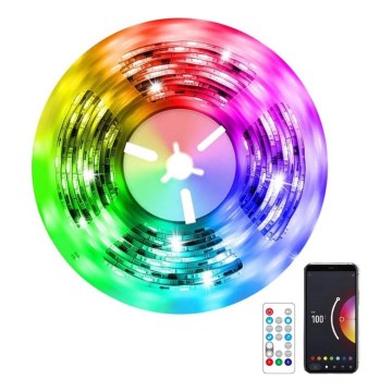 Immax NEO 07791L - LED RGB Himmennettävä nauha NEO LITE LED/18W/230V 5m IP65 MUSIC Wi-FI Tuya + kauko-ohjaus
