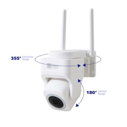 Immax NEO 07793L - Älykäs ulkokamera anturilla CUBE 4MP 5V IP65 Wi-Fi Tuya